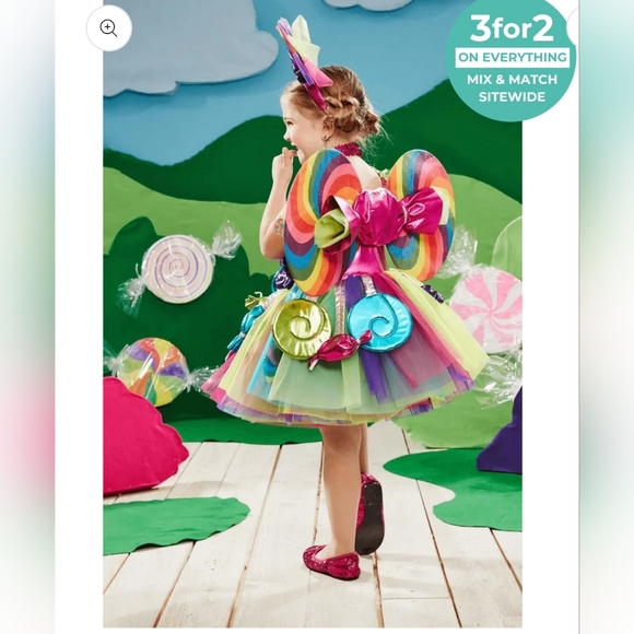 Chasing Fireflies Candy Fairy Halloween Costume- size 10 - Picture 2 of 5